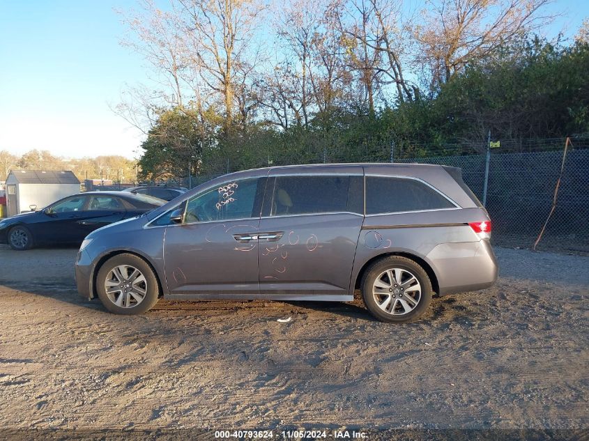 2015 Honda Odyssey Touring/Touring Elite VIN: 5FNRL5H9XFB072915 Lot: 40793624