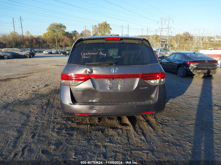 2015 Honda Odyssey Touring/Touring Elite VIN: 5FNRL5H9XFB072915 Lot: 40793624