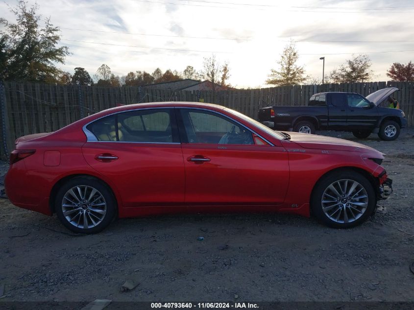 2023 Infiniti Q50 Luxe Awd VIN: JN1EV7BR1PM543195 Lot: 40793640