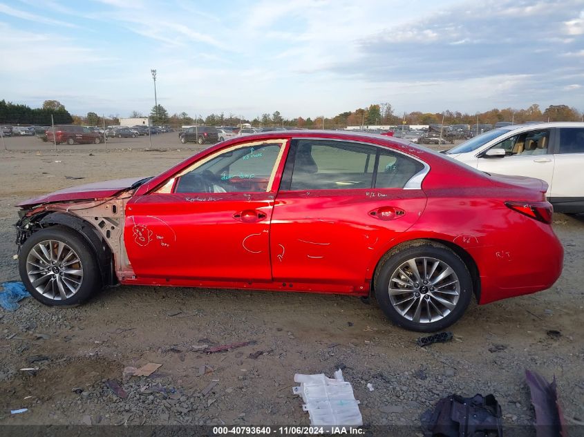 2023 Infiniti Q50 Luxe Awd VIN: JN1EV7BR1PM543195 Lot: 40793640