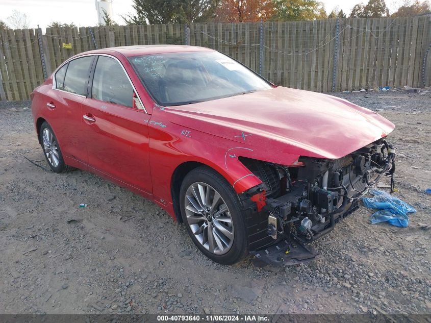 2023 Infiniti Q50 Luxe Awd VIN: JN1EV7BR1PM543195 Lot: 40793640