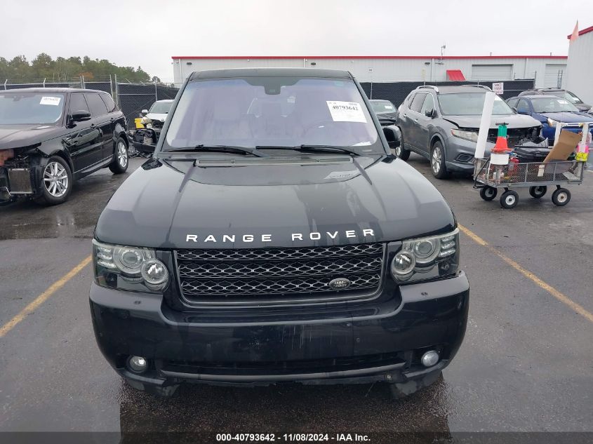 2012 Land Rover Range Rover Hse VIN: SALMF1D43CA361328 Lot: 40793642