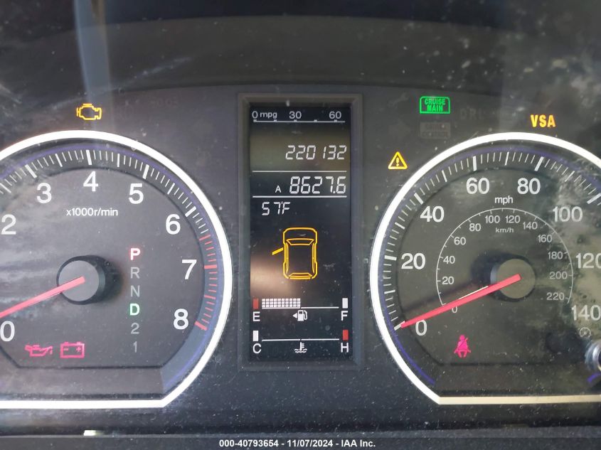 2009 Honda Cr-V Ex VIN: 5J6RE48549L022749 Lot: 40793654