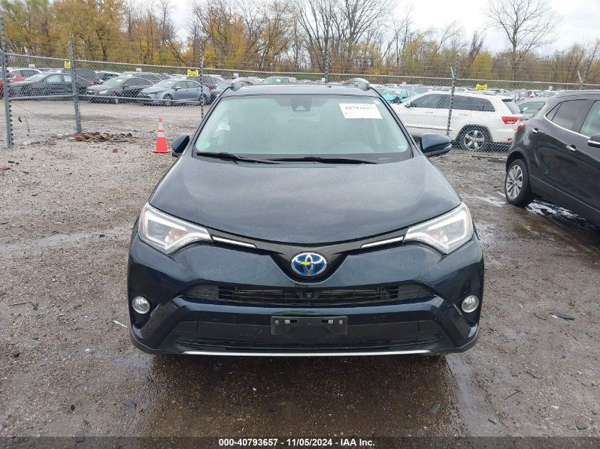 2017 Toyota Rav4 Hybrid Limited VIN: JTMDJREV2HD086052 Lot: 40793657