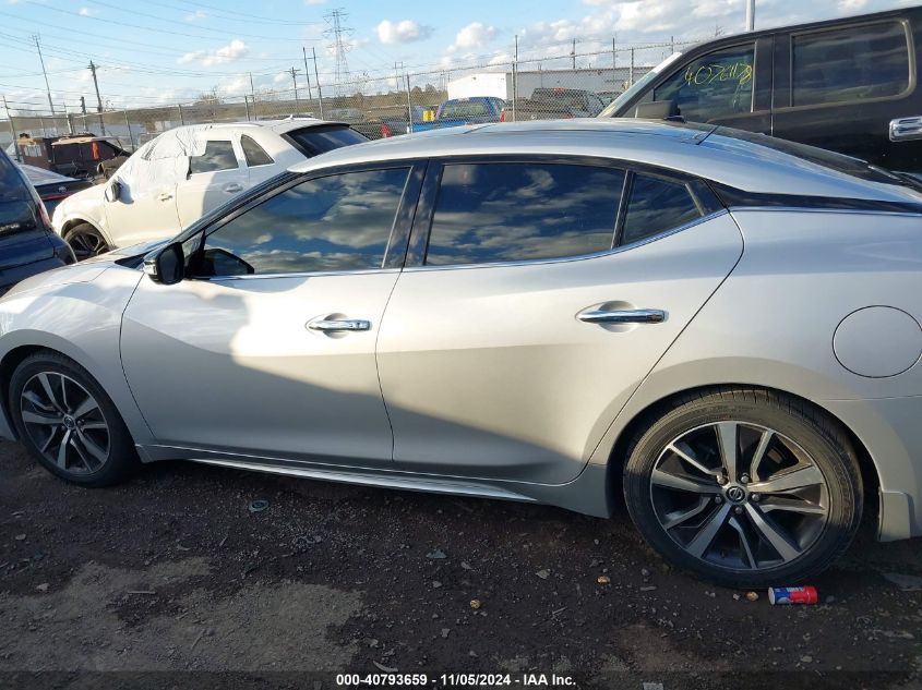 2019 Nissan Maxima 3.5 Sl VIN: 1N4AA6AV6KC380709 Lot: 40793659