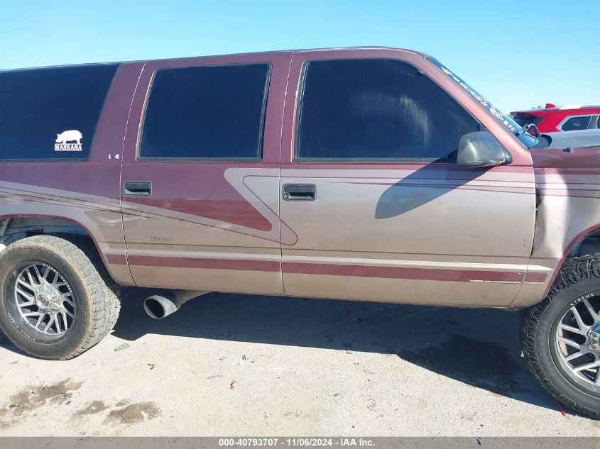 1996 GMC Suburban C1500 VIN: 1GDEC16R4TJ746289 Lot: 40793707