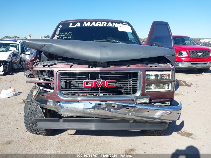 1996 GMC Suburban C1500 VIN: 1GDEC16R4TJ746289 Lot: 40793707