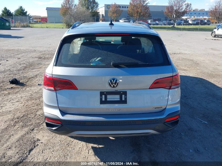 2022 Volkswagen Taos 1.5T S VIN: 3VVAX7B23NM049853 Lot: 40793740