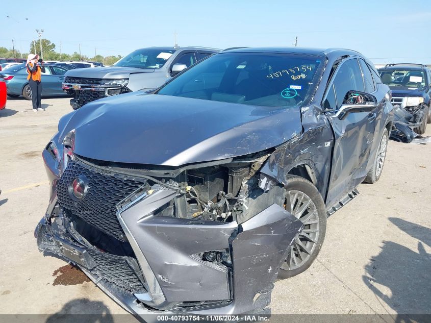 2018 Lexus Rx 350 F Sport VIN: 2T2BZMCA0JC142314 Lot: 40793754