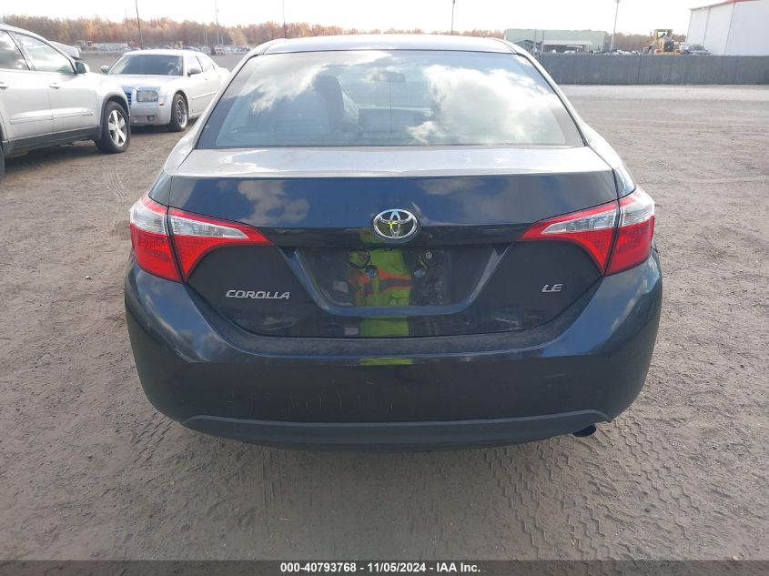 2015 Toyota Corolla Le VIN: 2T1BURHE1FC400097 Lot: 40793768