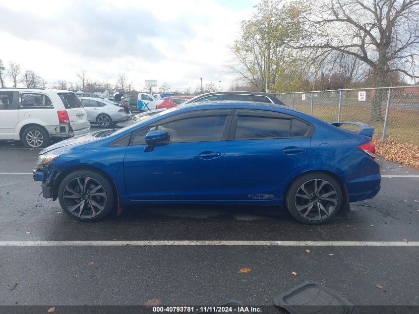 2015 Honda Civic Si VIN: 2HGFB6E59FH709673 Lot: 40793781