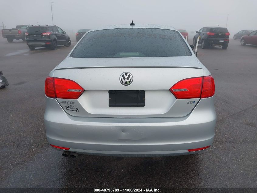 2011 Volkswagen Jetta 2.0L Tdi VIN: 3VWLL7AJ5BM053472 Lot: 40793789