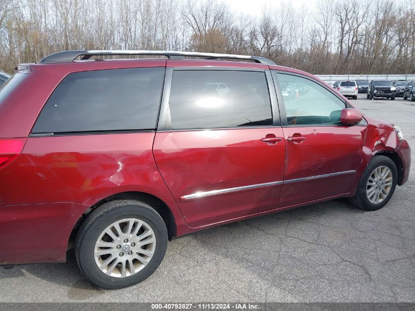 2008 Toyota Sienna Limited VIN: 5TDBK22CX8S014342 Lot: 40793827