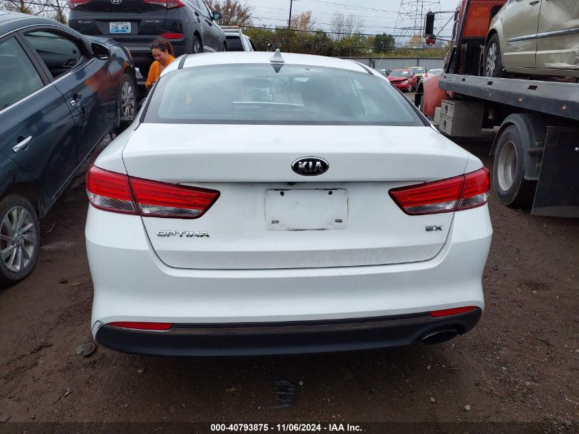 2016 Kia Optima Ex VIN: 5XXGU4L36GG094801 Lot: 40793875