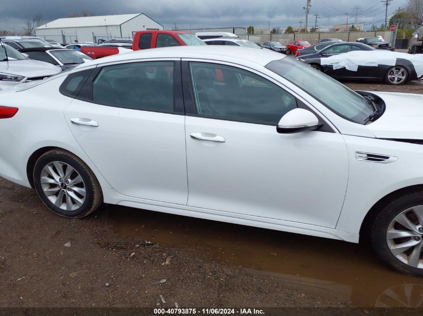 2016 Kia Optima Ex VIN: 5XXGU4L36GG094801 Lot: 40793875