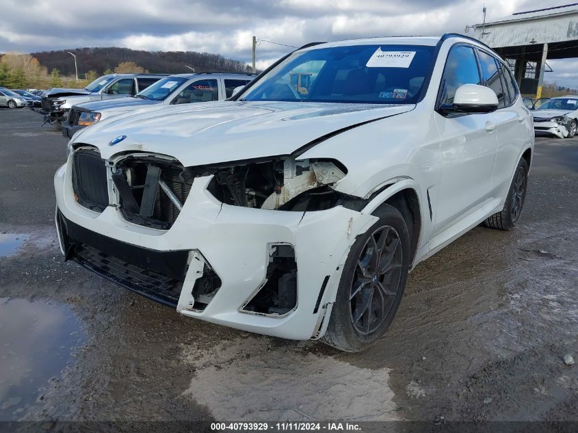 2022 BMW X3 xDrive30I VIN: 5UX53DP0XN9L96773 Lot: 40793929