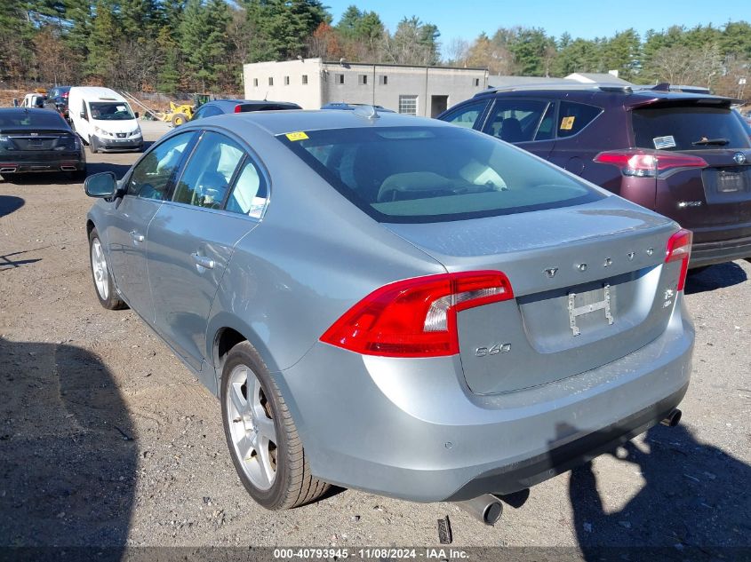 2013 Volvo S60 T5 VIN: YV1612FH0D1221964 Lot: 40793945