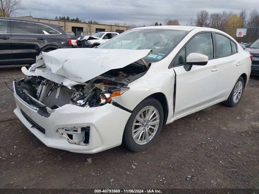 2017 Subaru Impreza 2.0I Premium VIN: 4S3GKAB61H3609124 Lot: 40793969