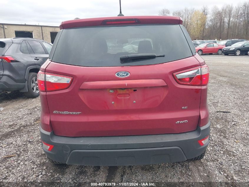 2020 Ford Ecosport Se VIN: MAJ6S3GL7LC334251 Lot: 40793979