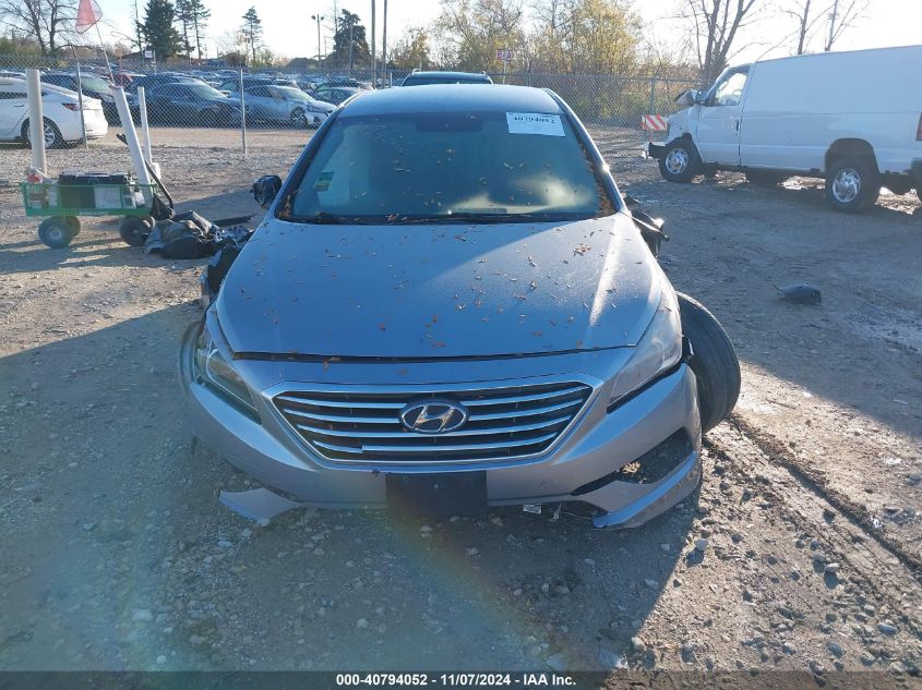 2016 Hyundai Sonata Se VIN: 5NPE24AF9GH388675 Lot: 40794052