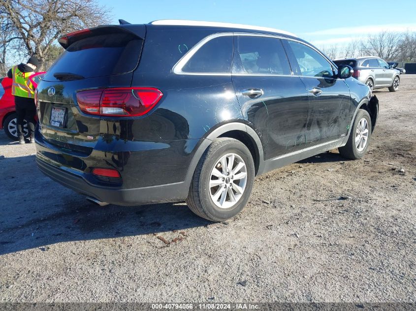 2019 KIA SORENTO 2.4L LX - 5XYPGDA39KG592294