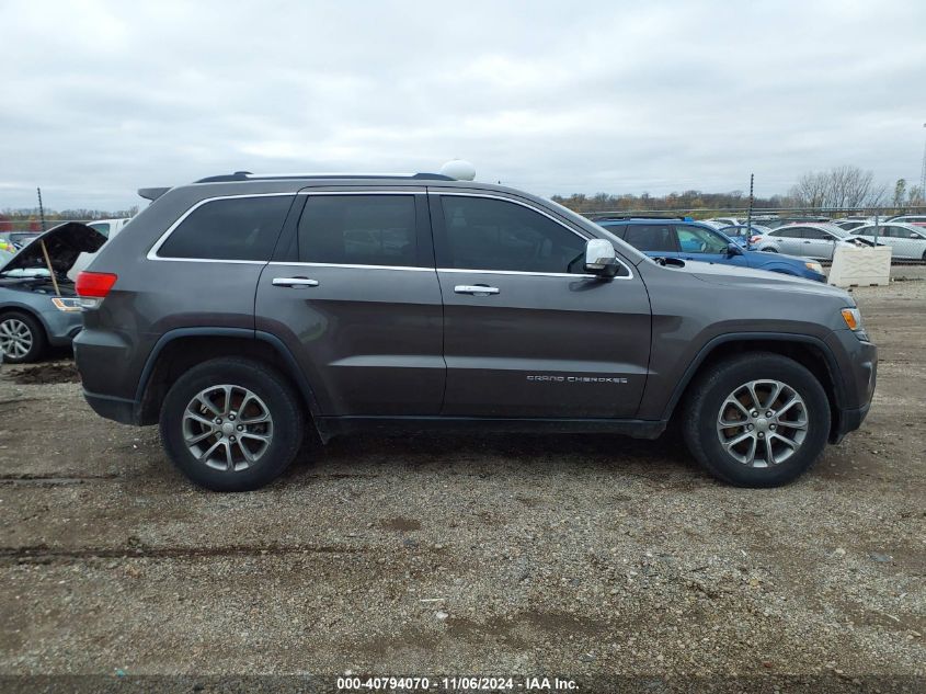 2014 Jeep Grand Cherokee Limited VIN: 1C4RJFBG2EC233823 Lot: 40794070