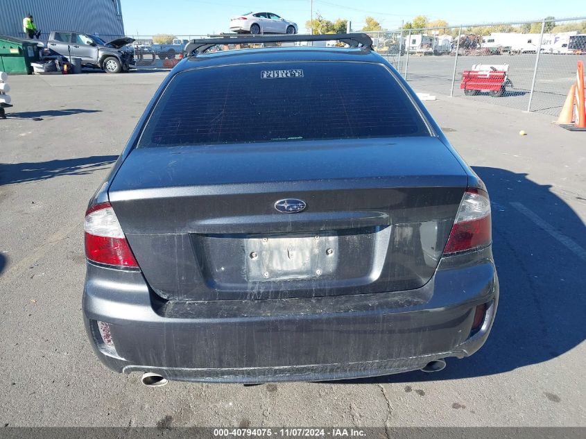 2009 Subaru Legacy 3.0R VIN: 4S3BL846294214510 Lot: 40794075