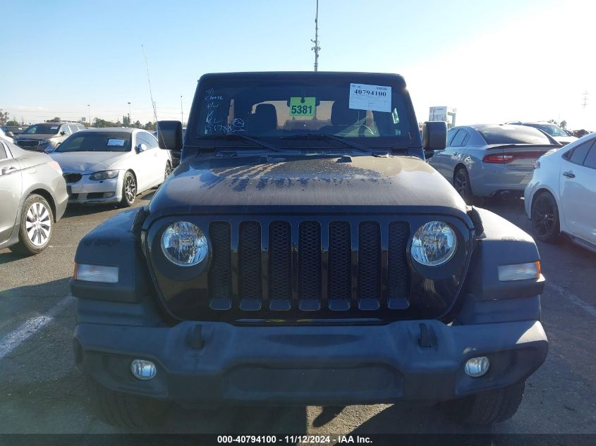 2018 Jeep Wrangler Unlimited Sport 4X4 VIN: 1C4HJXDG0JW151788 Lot: 40794100