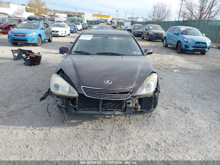 2006 Lexus Es 330 VIN: JTHBA30G365172859 Lot: 40794120