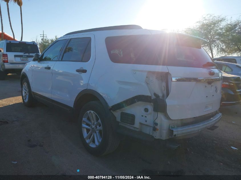 2016 Ford Explorer VIN: 1FM5K7B86GGB12231 Lot: 40794128