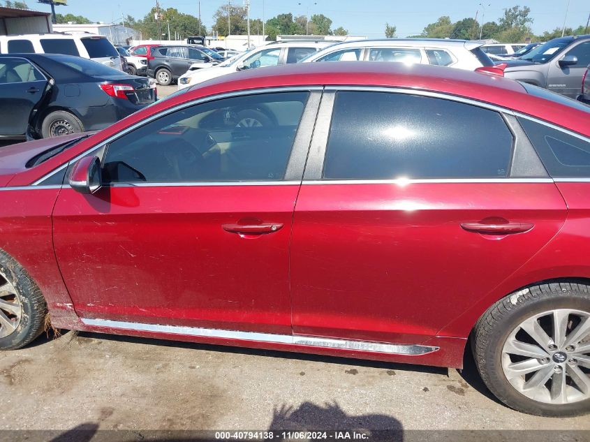 2016 Hyundai Sonata Sport VIN: 5NPE34AF8GH428452 Lot: 40794138