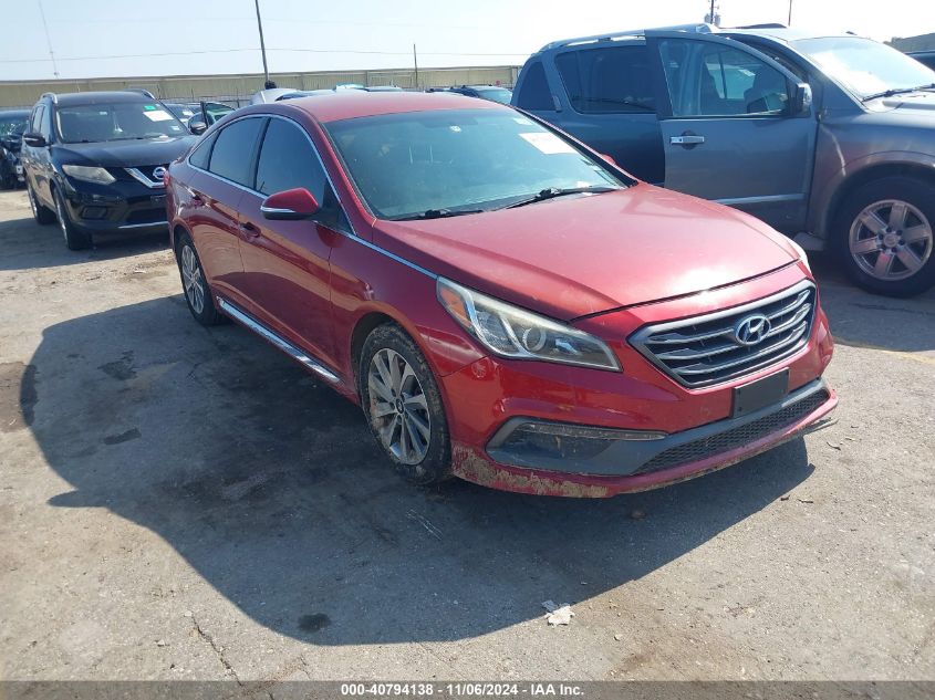 2016 HYUNDAI SONATA SPORT - 5NPE34AF8GH428452