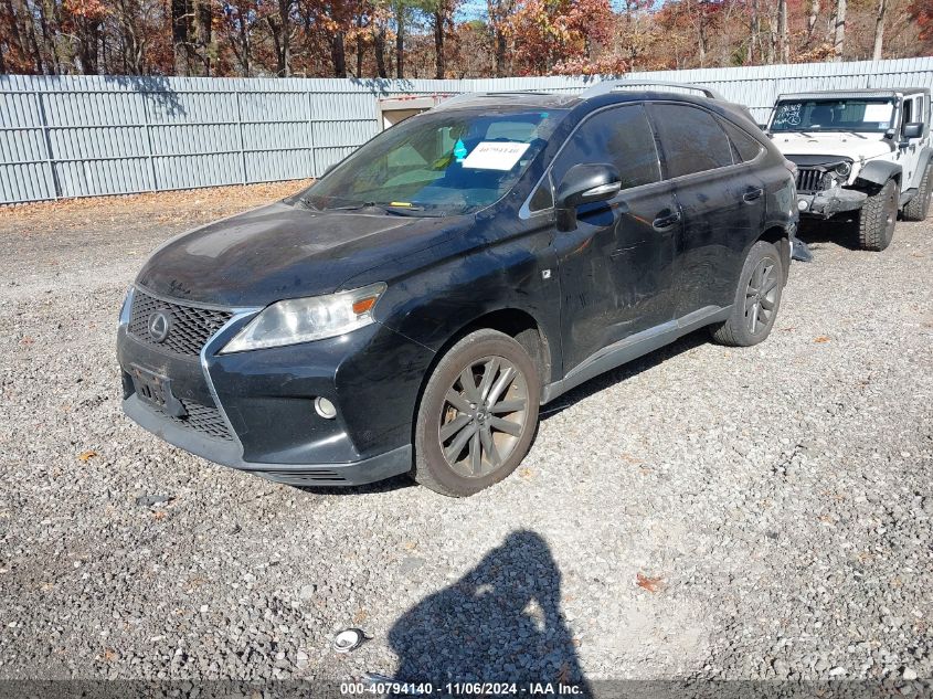 VIN 2T2BK1BA0DC167724 2013 Lexus RX, 350 F Sport no.2