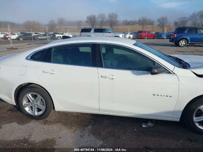 2023 Chevrolet Malibu Fwd Ls VIN: 1G1ZB5ST6PF184057 Lot: 40794154