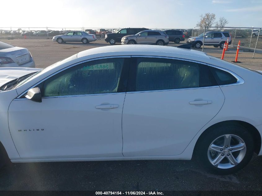 2023 Chevrolet Malibu Fwd Ls VIN: 1G1ZB5ST6PF184057 Lot: 40794154