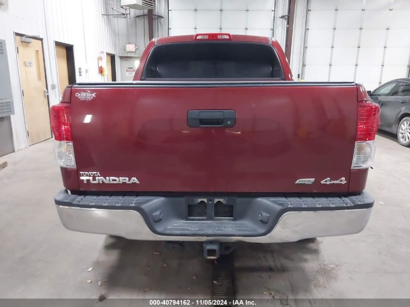 2010 Toyota Tundra Grade 5.7L V8 VIN: 5TFDW5F1XAX130776 Lot: 40794162