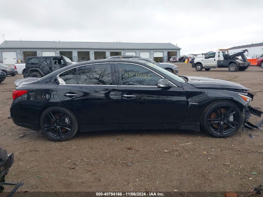 2014 Infiniti Q50 Hybrid Sport VIN: JN1AV7AP8EM691355 Lot: 40794166