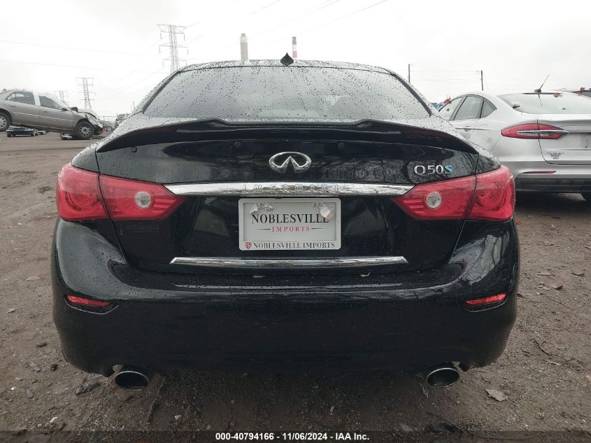 2014 Infiniti Q50 Hybrid Sport VIN: JN1AV7AP8EM691355 Lot: 40794166