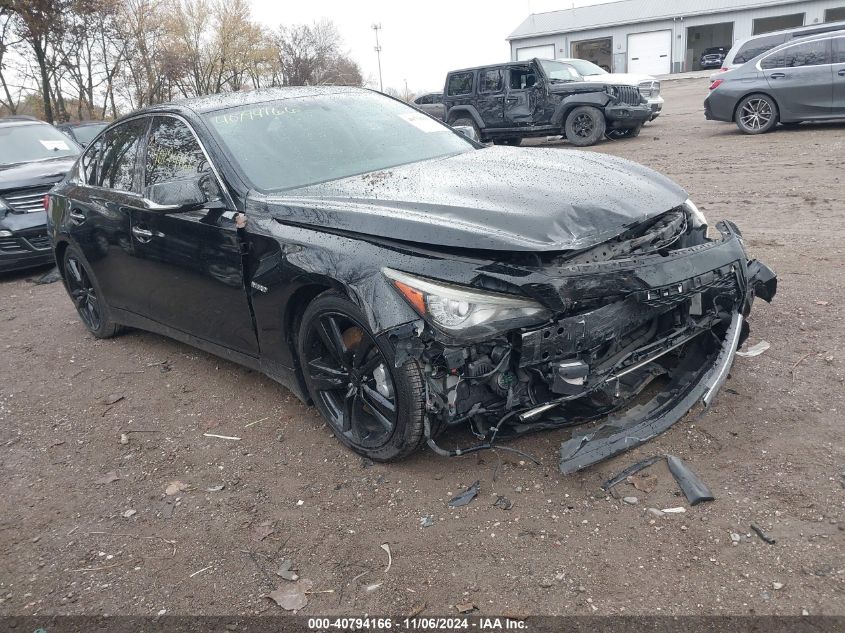 2014 Infiniti Q50 Hybrid Sport VIN: JN1AV7AP8EM691355 Lot: 40794166