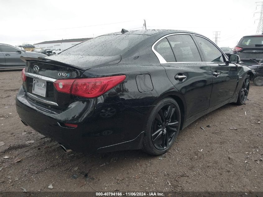 2014 Infiniti Q50 Hybrid Sport VIN: JN1AV7AP8EM691355 Lot: 40794166