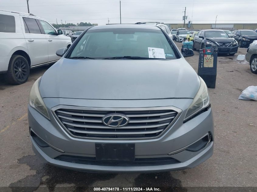 2017 Hyundai Sonata Se VIN: 5NPE24AFXHGH45722 Lot: 40794178