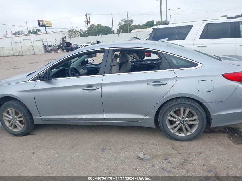 2017 HYUNDAI SONATA SE - 5NPE24AFXHGH45722