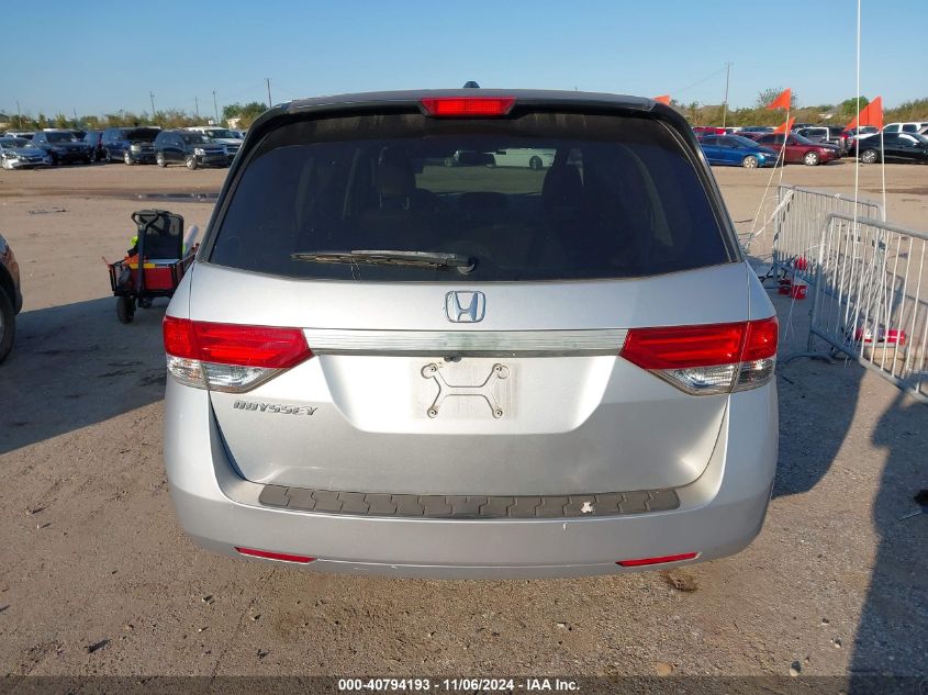 VIN 5FNRL5H62EB129208 2014 Honda Odyssey, Ex-L no.16