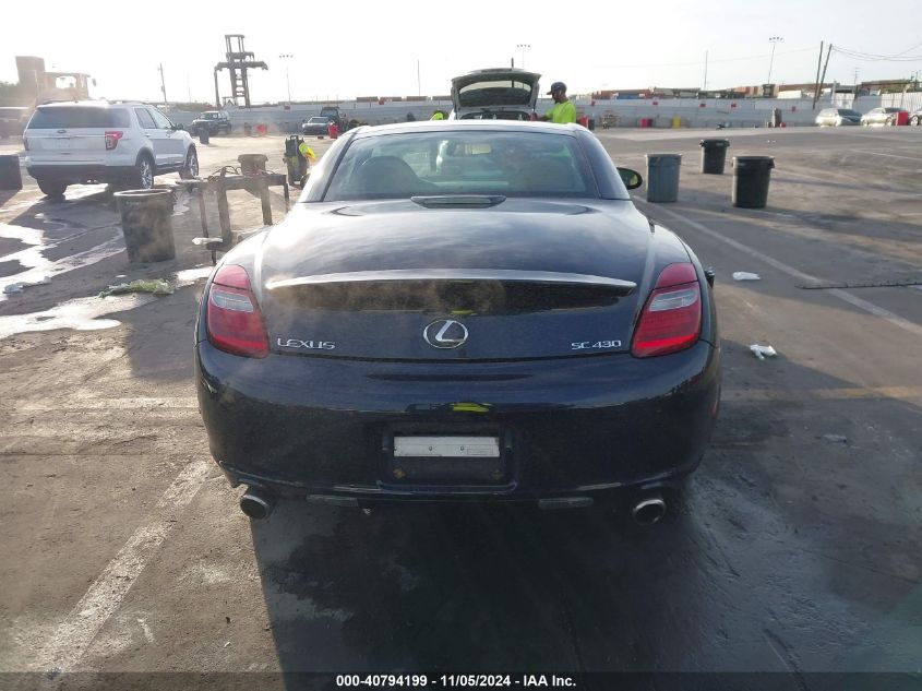 2007 Lexus Sc 430 VIN: JTHFN45Y879012399 Lot: 40794199