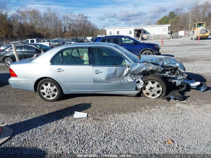 2003 Lexus Ls 430 VIN: JTHBN30F730120025 Lot: 40794204