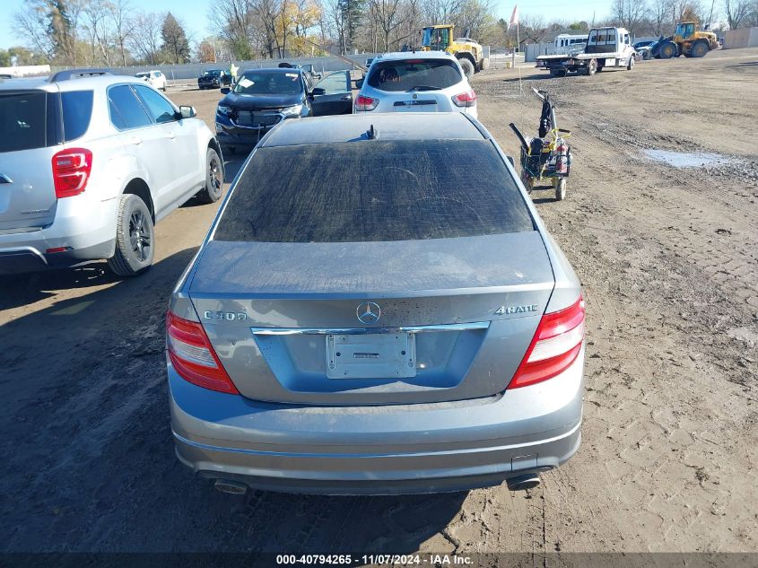 2011 Mercedes-Benz C 300 Luxury 4Matic/Sport 4Matic VIN: WDDGF8BB9BR138814 Lot: 40794265