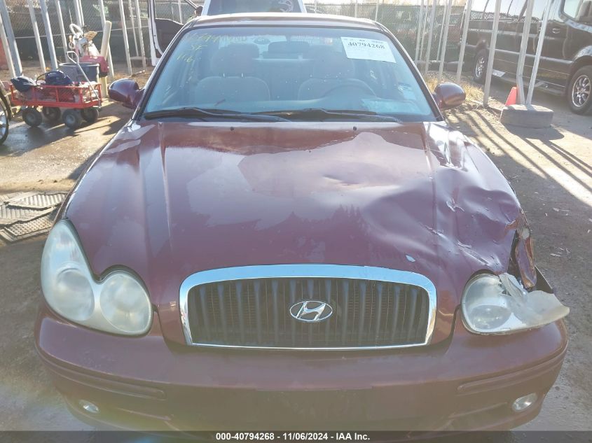 2004 Hyundai Sonata Base (A4) VIN: KMHWF25S24A914003 Lot: 40794268