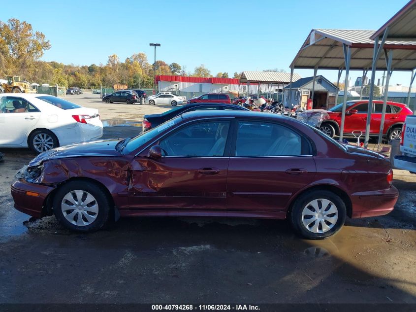 2004 Hyundai Sonata Base (A4) VIN: KMHWF25S24A914003 Lot: 40794268