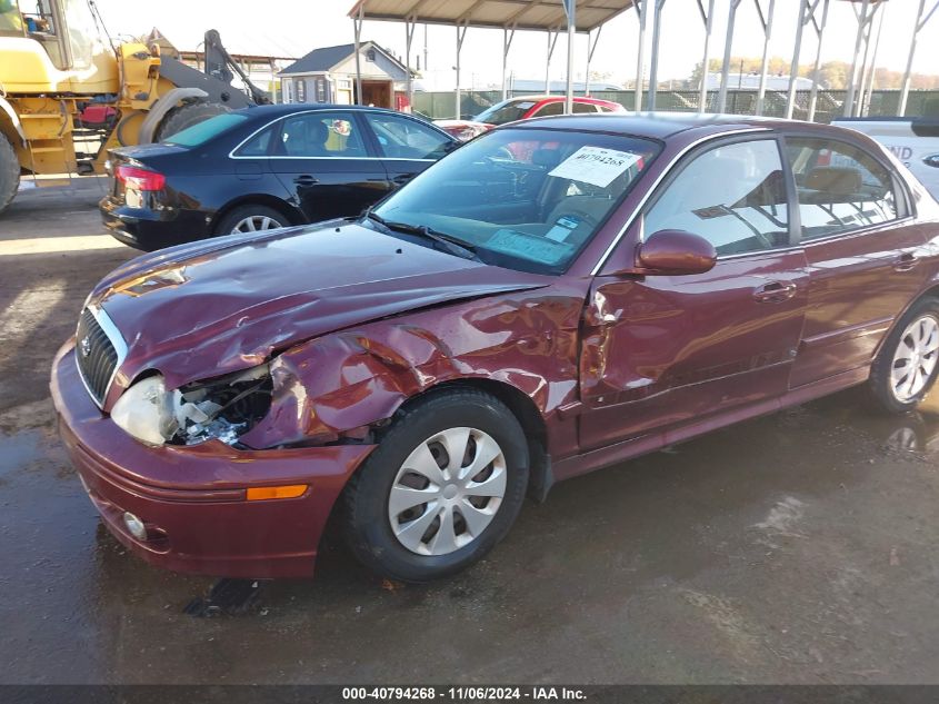 2004 Hyundai Sonata Base (A4) VIN: KMHWF25S24A914003 Lot: 40794268