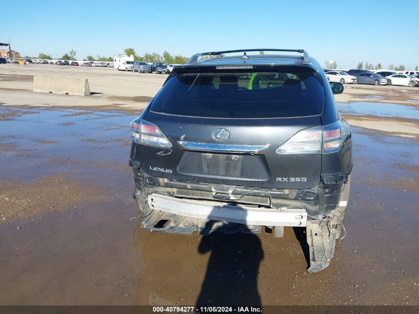 2010 Lexus Rx 350 VIN: 2T2BK1BAXAC046629 Lot: 40794277